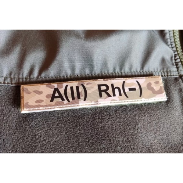 Нашивка группа крови ВСУ Мультикам A(II) Rh(-) - 3578311 Нашивка группа крови ВСУ Мультикам A(II) Rh(-) - 3578311