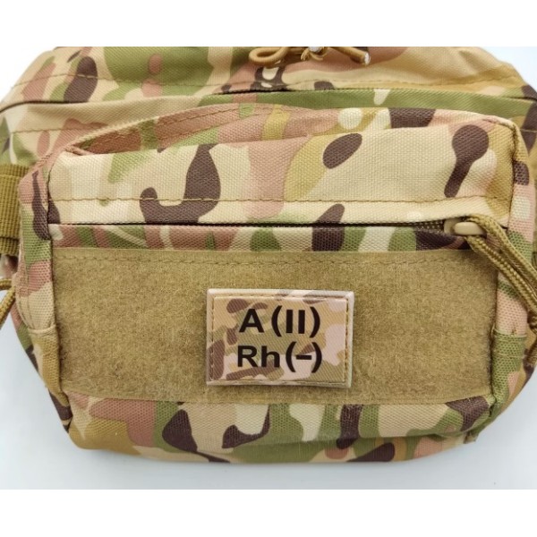 Нашивка группа крови ВСУ Мультикам A(II) Rh(-) 30*45 - 3578313 Нашивка группа крови ВСУ Мультикам A(II) Rh(-) 30*45 - 3578313