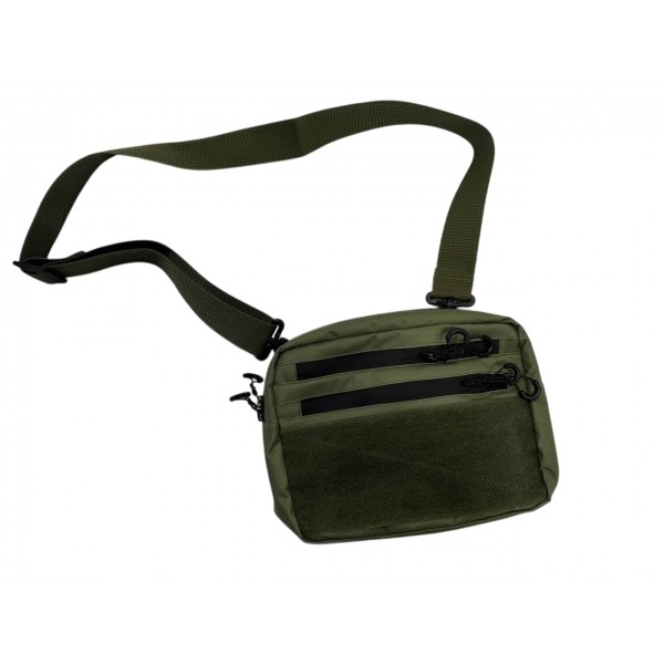 Тактическая сумка через плечо полукольцо МК Олива - 3578319