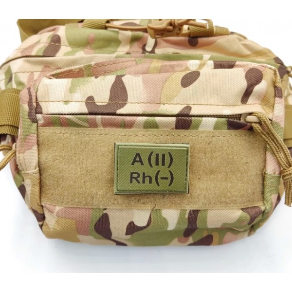 Нашивка група крові ЗСУ Олива A(II) Rh(-) 30*45 - 3578326 Нашивка група крові ЗСУ Олива A(II) Rh(-) 30*45 - 3578326