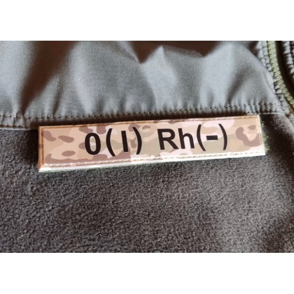 Нашивка группа крови ВСУ Мультикам O(I) Rh(-) - 3578329 Нашивка группа крови ВСУ Мультикам O(I) Rh(-) - 3578329