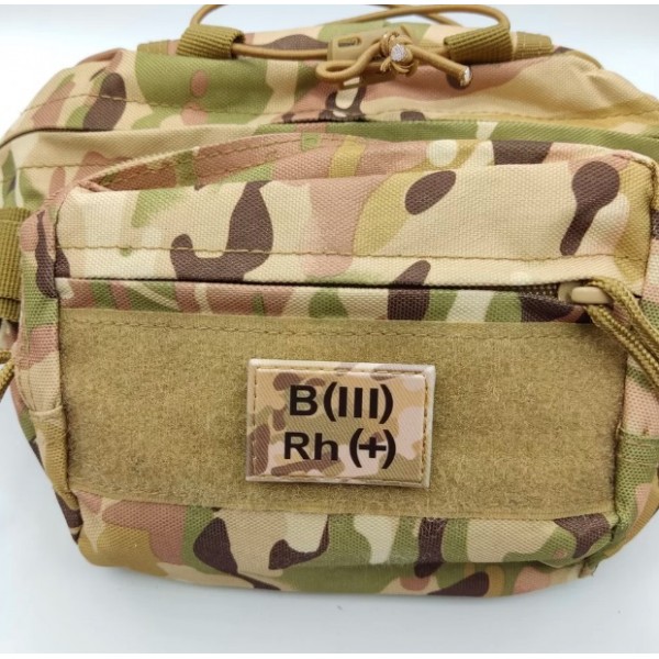 Нашивка группа крови ВСУ Мультикам B(III) Rh(+) 30*45 - 3578339 Нашивка группа крови ВСУ Мультикам B(III) Rh(+) 30*45 - 3578339