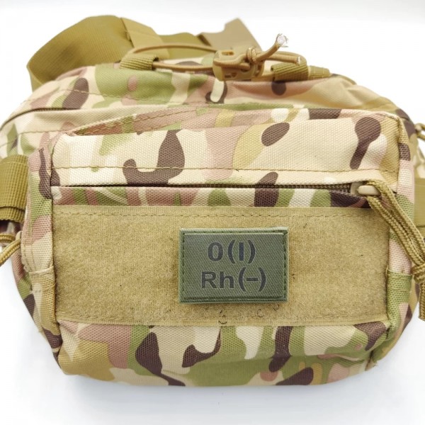 Нашивка група крові ЗСУ темна олива O(I) Rh(-) 30*45 - 3578356 Нашивка група крові ЗСУ темна олива O(I) Rh(-) 30*45 - 3578356