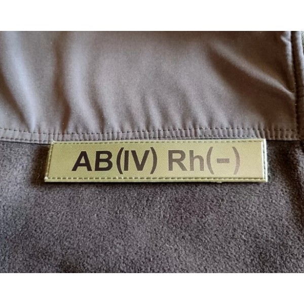Нашивка група крові ЗСУ Олива AB(IV) Rh(-) - 3578362 Нашивка група крові ЗСУ Олива AB(IV) Rh(-) - 3578362