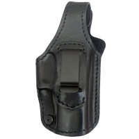 Кобура поясная кожаная формованная со скобой Glock 19