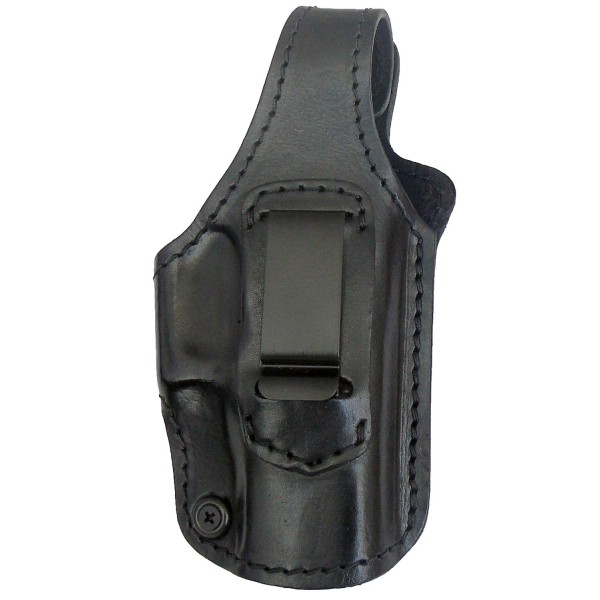 Кобура поясная кожаная формованная со скобой Glock 19 - 3578396