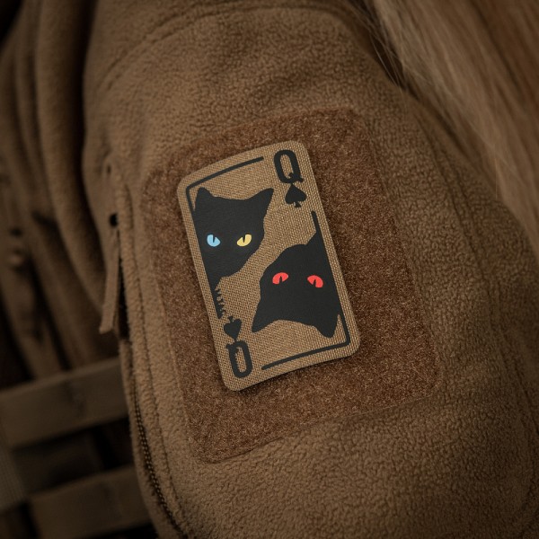 M-Tac нашивка Queen of spades Coyote/Black - 51362005 M-Tac нашивка Queen of spades Coyote/Black - 51362005