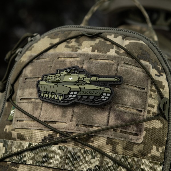 M-Tac нашивка ABRAMS (PVC) olive - 51348356 M-Tac нашивка ABRAMS (PVC) olive - 51348356