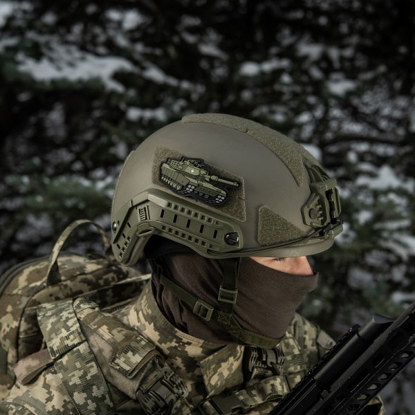 M-Tac нашивка ABRAMS (PVC) olive - 51348356 M-Tac нашивка ABRAMS (PVC) olive - 51348356