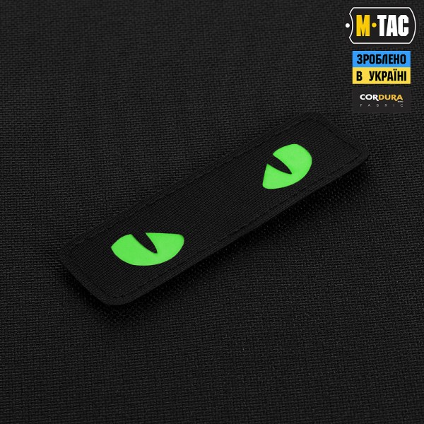 M-Tac нашивка Cat Eyes Laser Cut Black/Green/GID - 51507002 M-Tac нашивка Cat Eyes Laser Cut Black/Green/GID - 51507002