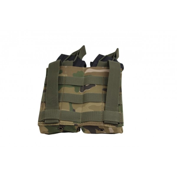 Подсумок двойной под 2 магазина открытый на Molle Defender Мультикам - 3578425 Подсумок двойной под 2 магазина открытый на Molle Defender Мультикам - 3578425