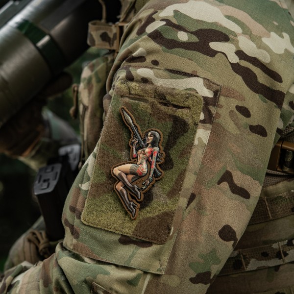 M-Tac нашивка Tactical girl №9 RPG PVC - 51516001 M-Tac нашивка Tactical girl №9 RPG PVC - 51516001