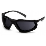 Окуляри захисні з ущільнювачем Pyramex Proximity (dark gray) Anti-Fog, чорні кат.4