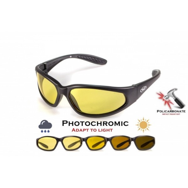 Очки защитные фотохромные Global Vision Hercules-1 Photochromic (yellow) желтые фотохромные - 3573787