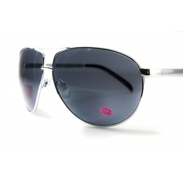 Окуляри біфокальні (захисні) Global Vision Aviator Bifocal (+2.0) (gray), чорні біфокальні лінзи в металевій оправі - 3578238 Окуляри біфокальні (захисні) Global Vision Aviator Bifocal (+2.0) (gray), чорні біфокальні лінзи в металевій оправі - 3578238