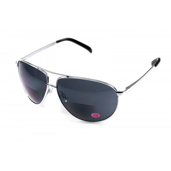 Окуляри біфокальні (захисні) Global Vision Aviator Bifocal (+2.0) (gray), чорні біфокальні лінзи в металевій оправі - 3578238 Окуляри біфокальні (захисні) Global Vision Aviator Bifocal (+2.0) (gray), чорні біфокальні лінзи в металевій оправі - 3578238