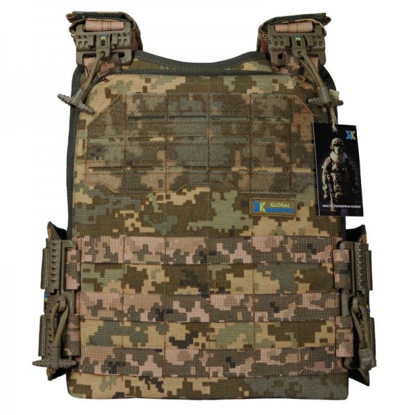 Плитоноска Ares Gen.2 с системой двойного быстрого сброса Warmor Пиксель 2 класс защиты - 3581085 Плитоноска Ares Gen.2 с системой двойного быстрого сброса Warmor Пиксель 2 класс защиты - 3581085