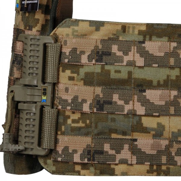 Плитоноска Ares Gen.2 с системой двойного быстрого сброса Warmor Пиксель 2 класс защиты - 3581085 Плитоноска Ares Gen.2 с системой двойного быстрого сброса Warmor Пиксель 2 класс защиты - 3581085