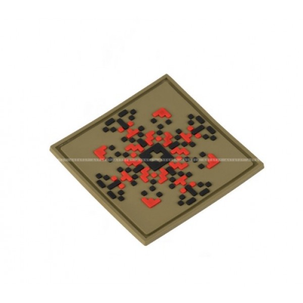 Шеврон камуфляжный "Орнамент вышиванки" ПВХ (Черный+Красный+Хаки) - 3578096 Шеврон камуфляжный "Орнамент вышиванки" ПВХ (Черный+Красный+Хаки) - 3578096