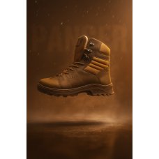 Берцы демисезонные мужские Crossav 17 (Царапка кожа+Крейзи+Кордура) Оливковые