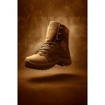 Ботинки мужские зимние Crossav 12/1 Slimtex (Царапка кожа+Крейзи+Кордура) Оливковые