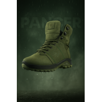 Черевики чоловічі зимові Crossav 12/1 Slimtex ЗСУ (Царапка шкіра+Натуральний нубук+Кордура) Хакі