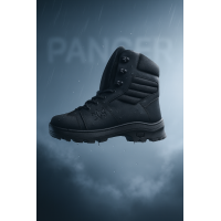 Ботинки мужские зимние Crossav 17 Slimtex (Царапка кожа+Крейзи+Кордура) Черные