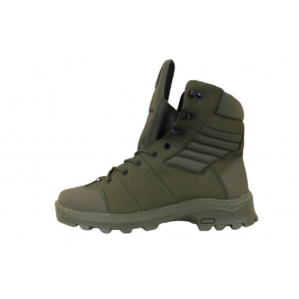 Ботинки мужские зимние Crossav 17 Slimtex ЗСУ (Царапка кожа+Натуральный нубук+Кордура) Хаки - 3578107