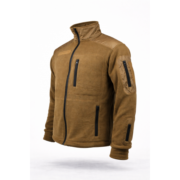 Кофта тактическая флис Браун Койот Pancer - 3569191
