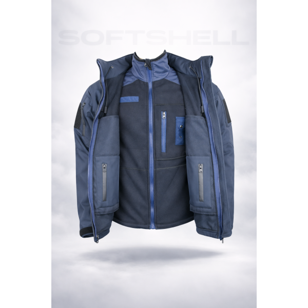 Куртка Soft Shell с подстежкой Pancer Темно-синяя - 3578219 Куртка Soft Shell с подстежкой Pancer Темно-синяя - 3578219