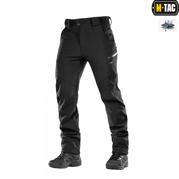 M-Tac брюки Soft Shell Winter Black - 20306002
