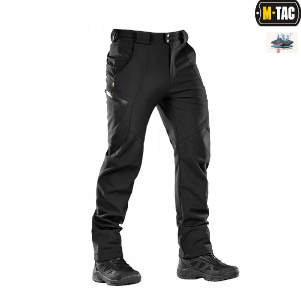 M-Tac брюки Soft Shell Winter Black - 20306002