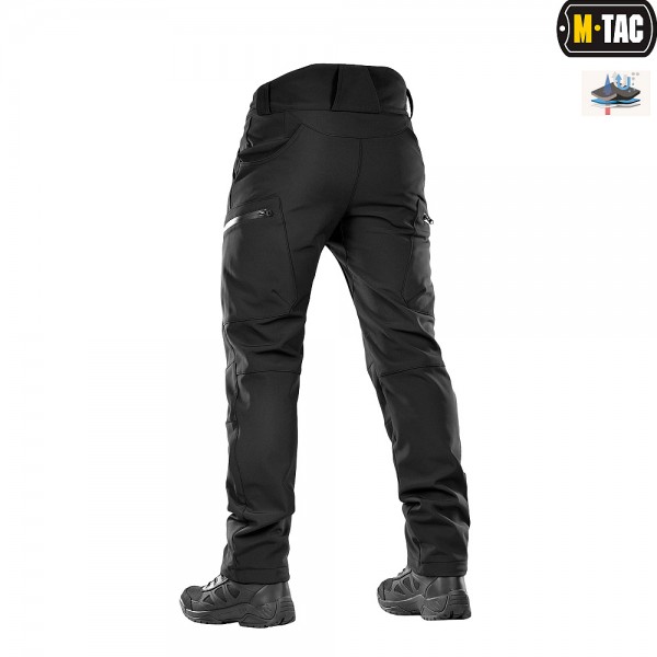 M-Tac брюки Soft Shell Winter Black - 20306002