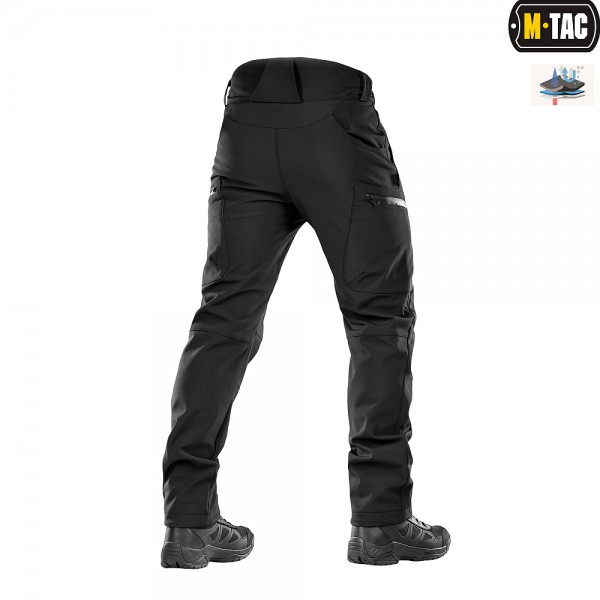 M-Tac брюки Soft Shell Winter Black - 20306002