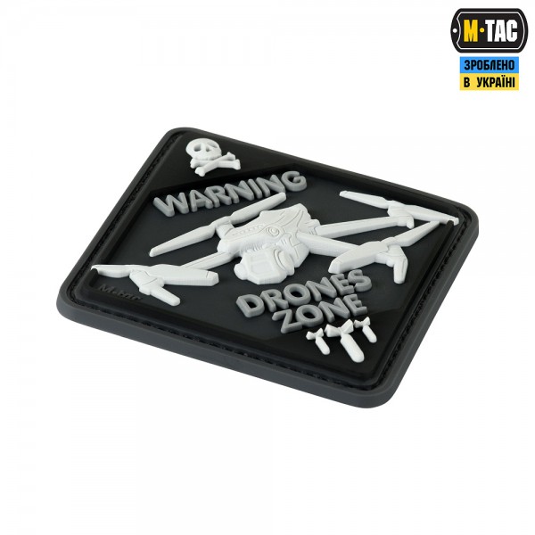 M-Tac нашивка Drones Zone PVC Black - 51346002 M-Tac нашивка Drones Zone PVC Black - 51346002