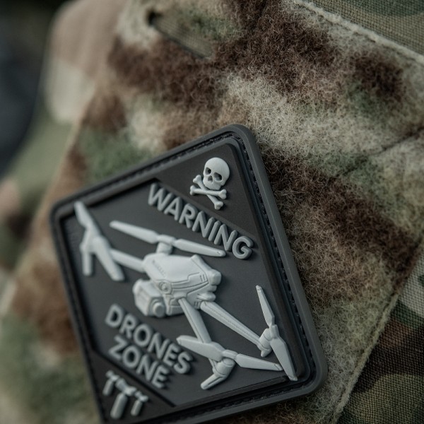 M-Tac нашивка Drones Zone PVC Black - 51346002 M-Tac нашивка Drones Zone PVC Black - 51346002