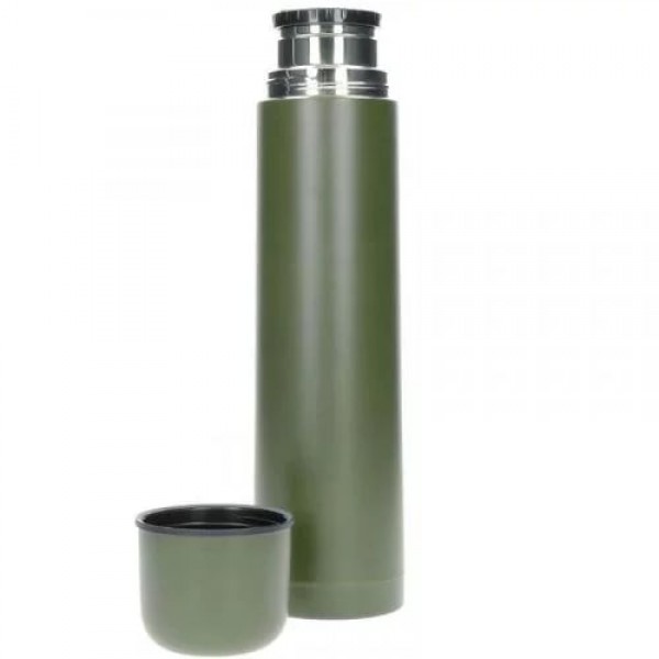 Термос армійський Stainless Stell Thermo Bottle (1 л) Mil-Tec Німеччина Олива - 752 Термос армійський Stainless Stell Thermo Bottle (1 л) Mil-Tec Німеччина Олива - 752