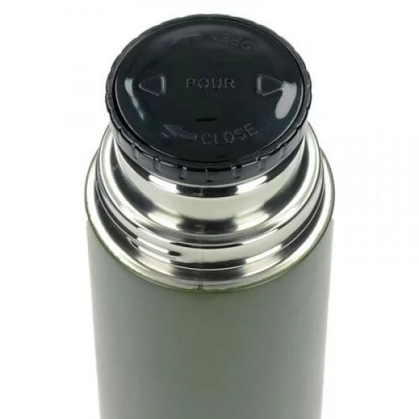 Термос армійський Stainless Stell Thermo Bottle (1 л) Mil-Tec Німеччина Олива - 752 Термос армійський Stainless Stell Thermo Bottle (1 л) Mil-Tec Німеччина Олива - 752