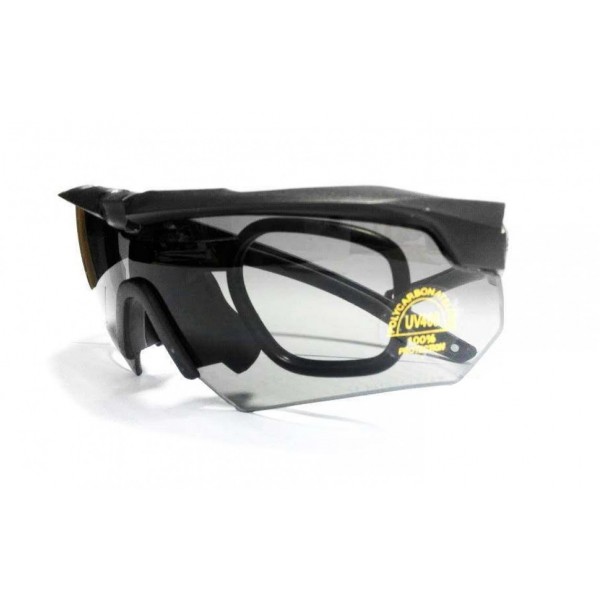 Очки защитные ESS Crossbow с 3-мя сменными линзами с поляризацией (без Лого) Черные - 2590328 Очки защитные ESS Crossbow с 3-мя сменными линзами с поляризацией (без Лого) Черные - 2590328