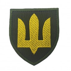 Шеврон Тризуб Жовтий