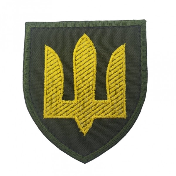Шеврон Тризуб Жовтий - 3442371