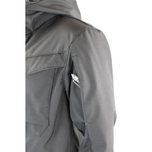 Куртка милитари м65 черная под пистолет Soft Shell - 3565214 Куртка милитари м65 черная под пистолет Soft Shell - 3565214