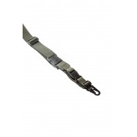 Ремень 3-х точечный "Frag" с карабином Олива