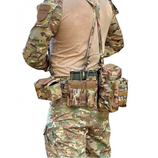 Ременно-плечевая система (РПС) с подсумками Якеда Мультикам - 3573931 Ременно-плечевая система (РПС) с подсумками Якеда Мультикам - 3573931