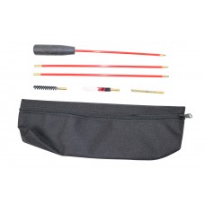 Набір для чищення нарізної зброї калібру 5.45 в текстильному пеналі (шомпол сталевий трисекційний в пластиковій обплітці (720 мм), йорж латунний, щетинний, вовняний