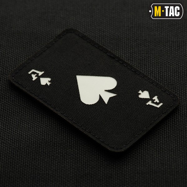 M-Tac нашивка Ace of Spades Laser Cut Black/GID - 51109299 M-Tac нашивка Ace of Spades Laser Cut Black/GID - 51109299