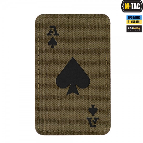 M-Tac нашивка Ace of Spades Laser Cut Ranger Green/Black - 51109232