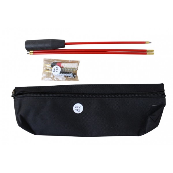 Набір для чищення нарізної зброї калібру 7.62 в текстильному пеналі (шомпол сталевий трьохсекційний (720 мм) в пластиковій обплітці, йорж щетинний, вовняний, латунний) - 3580803 Набір для чищення нарізної зброї калібру 7.62 в текстильному пеналі (шомпол сталевий трьохсекційний (720 мм) в пластиковій обплітці, йорж щетинний, вовняний, латунний) - 3580803