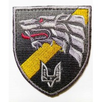 Шеврон Силы специальных операций ССО Волк Серый (размер 7х8 см)