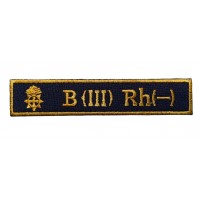 Нашивка група крові НГУ